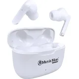 MUSIC MAN BT-X63 In Ear Headset Bluetooth® Stereo Weiß Headset, Ladecase, Touch-Steuerung