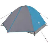 vidaXL Kuppel-Campingzelt 3 Personen Blau