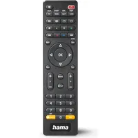 Hama Universal-Fernbedienung TV: Infrarot für 8 Geräte, mit App-Taste