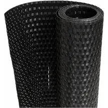 vidaXL Balkonverkleidung 300 x 80 cm Schwarz Rattan