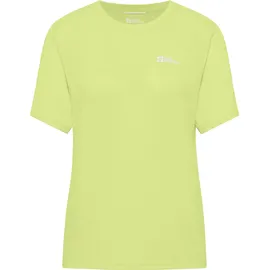 Jack Wolfskin Funktionsshirt VONNAN S/S T W leichtes und atmungsaktives TEXADRI-Material, moderne Passform grün L (42/44)