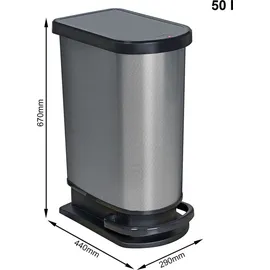 Rotho Paso mono 50 l, carbon