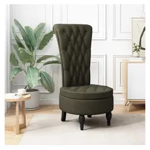 vidaXL Schlafsessel Thron Kunstwildleder 56,5 x 70 x 110 cm Grün mit Rollen
