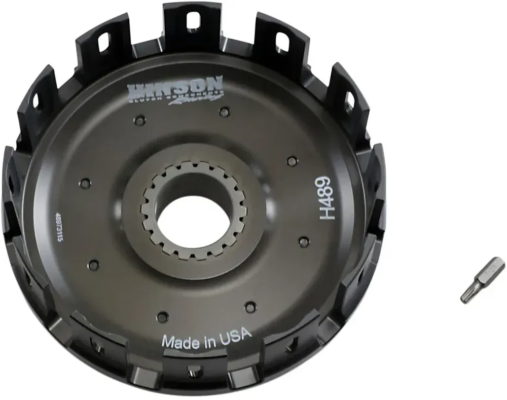 Hinson Racing Billetproof Honda Cr 250 R 92-07/cr 250 R 92-07/crf 450 R 02-12 Kupplungskorb - Akadized / Black - One Size