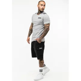 Lonsdale Cargoshorts "BALRATH", Herren, Gr. XXL, N-Gr, schwarz (schwarz, grau), Obermaterial: 100% Baumwolle, unifarben, Hosen, aus Baumwolle, mit Eingrifftaschen, Cargotaschen und Gesäßtaschen