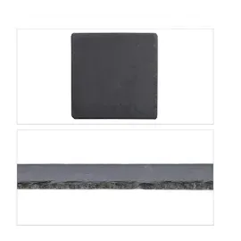 Relaxdays Schieferplatten anthrazit 25,0 x 25,0 cm
