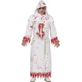Fiestas Guirca Blutiger Horror Mönch - Weißes Gewand Herren Kostüm Größe L 52 – 54 Für Karneval/Fasching, Halloween, Themen Partys