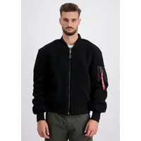 Alpha Industries MA-1 Teddy Fliegerjacke (Sale) schwarz, Größe XL