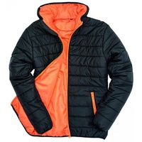 Result Soft Padded Jacket, Black/Orange, L