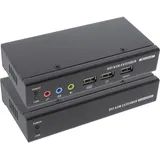 InLine DVI USB KVM Extender, Verlängerung über UTP, mit Audio, bis 50m