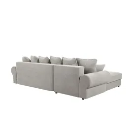 Sofa.de Ecksofa mit Schlaffunktion Ibbie ¦ beige ¦ Maße (cm): B: 320 H: 90 T: 186.0