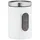 Relaxdays Vorratsdose rund weiß 17,0 cm 1,4 l