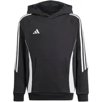 Adidas Tiro 24 Kids Sweat Hoodie Black / White 152