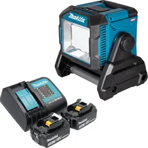 Makita ML 005 G SF Akku Baustellenleuchte 18 / 40 V max. 3.600 lm + 2x Akku 3,0 Ah + Ladegerät