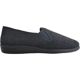 Fischer Markenschuh Pantoffeln Grau Grauschwarz 40