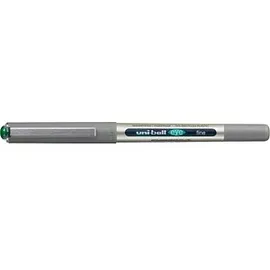 Uni-Ball eye fine UB-157E Tintenroller silber 0,4 mm, Schreibfarbe: grün,