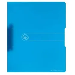 HERLITZ 11205721 Ringbuch PP A4 2 Ringe 16 mm transparent blau