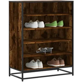 vidaXL Schuhschrank 75 x 97,5 x 38 cm braun / Räuchereiche