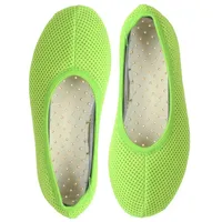 Beck Schläppchen AirBecks Mesh mit atmungsaktiver Sohle Gymnastikschuh (in vielen Farben und Größen erhältlich, robuste und flexible Materialien, leichter Barfußschuh) Laufsohle und Obermaterial sind atmungsaktiv grün 39 EU