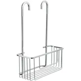 Tatay Duschkorb Aluminium | Feuchtigkeits- & Korrosionsbeständig | Belastbar bis 8kg | Einfache Montage Ohne Bohren | Duschkorb zum Aufhängen mit Effizienter Entwässerung | 28x12,8x38,5 cm – Aluminium
