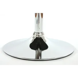 Mendler 6er-Set Esszimmerstuhl Drehstuhl Stuhl Kavala Kunstleder Chrom ~ weiß