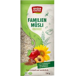 Rosengarten Familien Müsli ungesüßt bio 750g