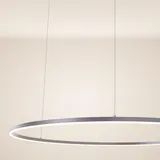 s.luce LED Ring Pendelleuchte Ø 150cm Alu-Gebürstet