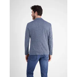 Lerros Jerseysakko "Jerseyblazer mit Innenfutter-Print", Herren, Gr. 26, blau (classic navy), 77% Polyester, 23% Viskose, Sakkos