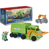 Paw Patrol – Rocky-Auto, transformierbar, Big Truck,, verwandelbares Auto mit 1 Rocky-Patrol-Figur und 1 Mini-Rettungsauto – 6065318 – Spielzeug für Kinder ab 3 Jahren