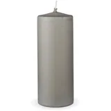 HS Candle Stumpenkerze Ø7 cm 16 cm grau