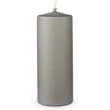 HS Candle Stumpenkerze Ø7 cm 16 cm grau