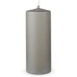 HS Candle Stumpenkerze Ø7 cm 16 cm grau