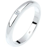 Elli DIAMONDS 925 Sterling Silber Diamant ct 0.03 Verlobungsring Ringe Damen