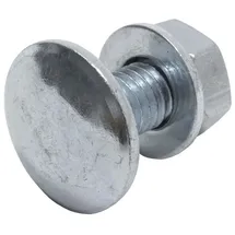PROTEKTOR Flachkopfschraube 100x M8 x 20mm SW13 Stahl Silber