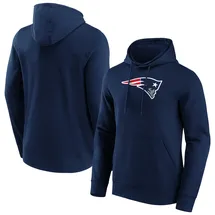 Fanatics New England Patriots Primary Graphic Hooded Sweater Kaputzenpullover L - blau