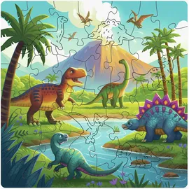Ravensburger Kinderpuzzle 44 Teile - Dinosaurier Welt