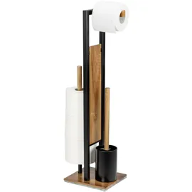 Wenko WC-Bürstengarnitur Rivalta Acacia Braun
