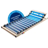 Good Side® DIY Lattenrost 100x200 cm ergonomisch [verstellbares Kopfteil] Made in Germany | Lattenroste bis 300 kg | Lattenrost 100x200cm | Lattenrost verstellbar | Bed Slats | Latenrost (14 Leisten)