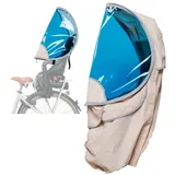 Bub-up Regenschutz für Kinderfahrradsitz / Fahrrad Kindersitz beige NO Size
