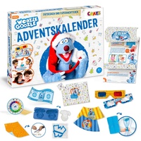 CRAZE Woozle Goozle Wissenschaft Adventskalender - Spielzeug Adventskalender mit Experimente für Kinder, Weihnachtskalender für Mädchen & Jungen ab 8 Jahre