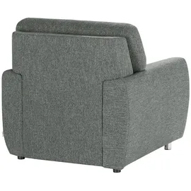 Smart Relaxsessel Valencia Flachgewebe 96 x 90 x 93 cm Grau