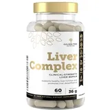 Golden Tree Liver Complex – Ein Leber Komplex mit Mariendistel, Artischocken, Löwenzahn, Kurkuma, Alpha-Liponsäure, Vitamin D, Vitamin B6 und Vitamin B12 zur Leberentgiftung. 100% natürlich und vegan