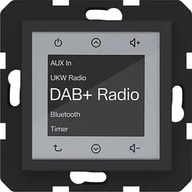 Hager Radio Touch nachtschwarz matt