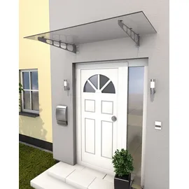Gutta Edelstahlvordach HD/LT 160 x 16 cm klar