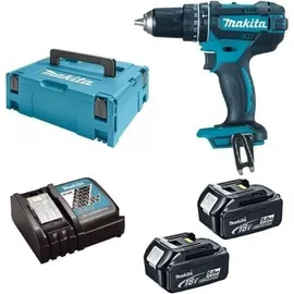 Makita DHP482RTJ inkl. 2 x 5,0 Ah + Ladegerät + Makpac