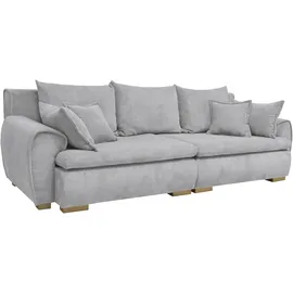 Home Affaire Big-Sofa HOME AFFAIRE "Katja, B: 275 cm - OTTO. Verlässliche Qualität.", grau (hellgrau), B:275cm T:108cm, 100% Polyester, Sofas, Big-Sofa, Mega-Sofa mit 4 Zierkissen