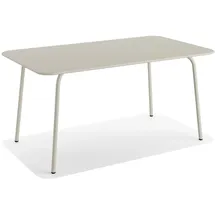 Essentials Shine Gartentisch 160 x 73 x 90 cm Beige