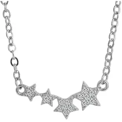 Kette mit Anhänger ADELIA ́S, silber, stern, Halsketten, Damen, unbekannt