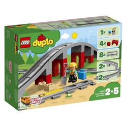 LEGO® Spielbausteine 10872 Duplo Eisenbahnbrücke und Schienen