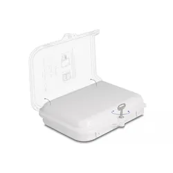 Delock Glasfaser-Verteilerbox - IP65, wasserfest, abschließbar